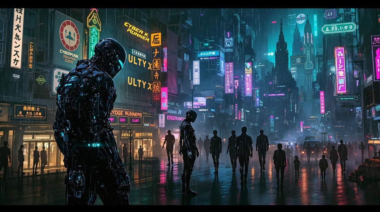 无码动漫专题 - 赛博朋克四十年：从银翼杀手到边缘行者